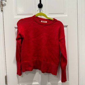 Philosophy red sweater